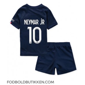 Paris Saint-Germain Neymar Jr #10 Hjemmebanetrøje Børn 2022-23 Kortærmet (+ Korte bukser)